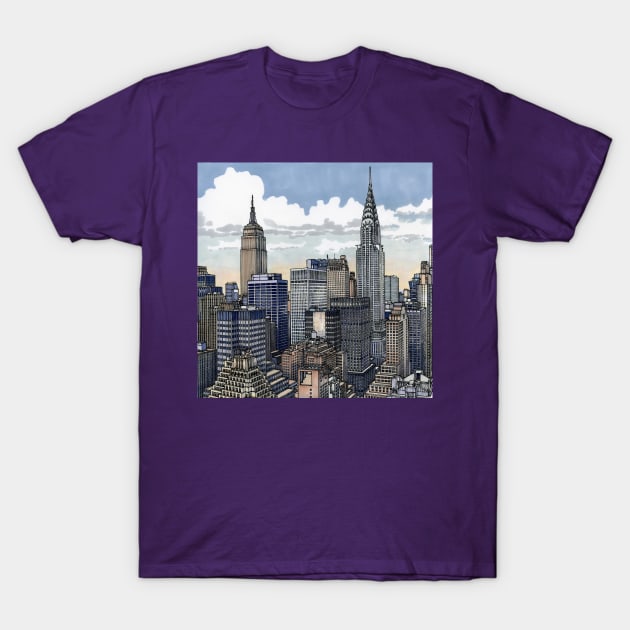 New york clean T-Shirt by maxwellillustration